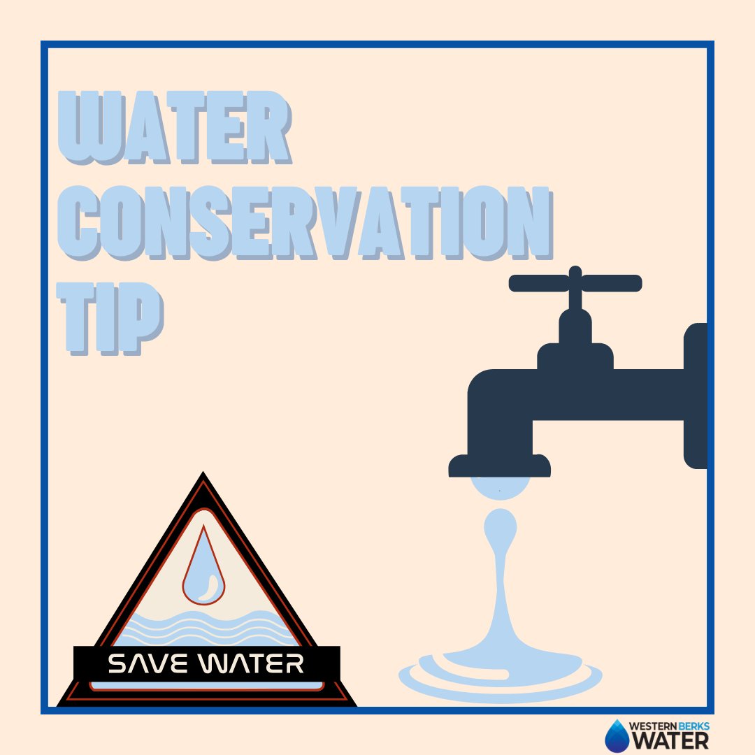 BerksWater's tweet photo. Water Conservation Tip: Fix any leaky faucets or pipes in your home promptly. A small drip can waste a significant amount of water over time. Save water, save money! #WaterConservation #WesternBerksWater #WBWA https://t.co/iDCMS2LWkt