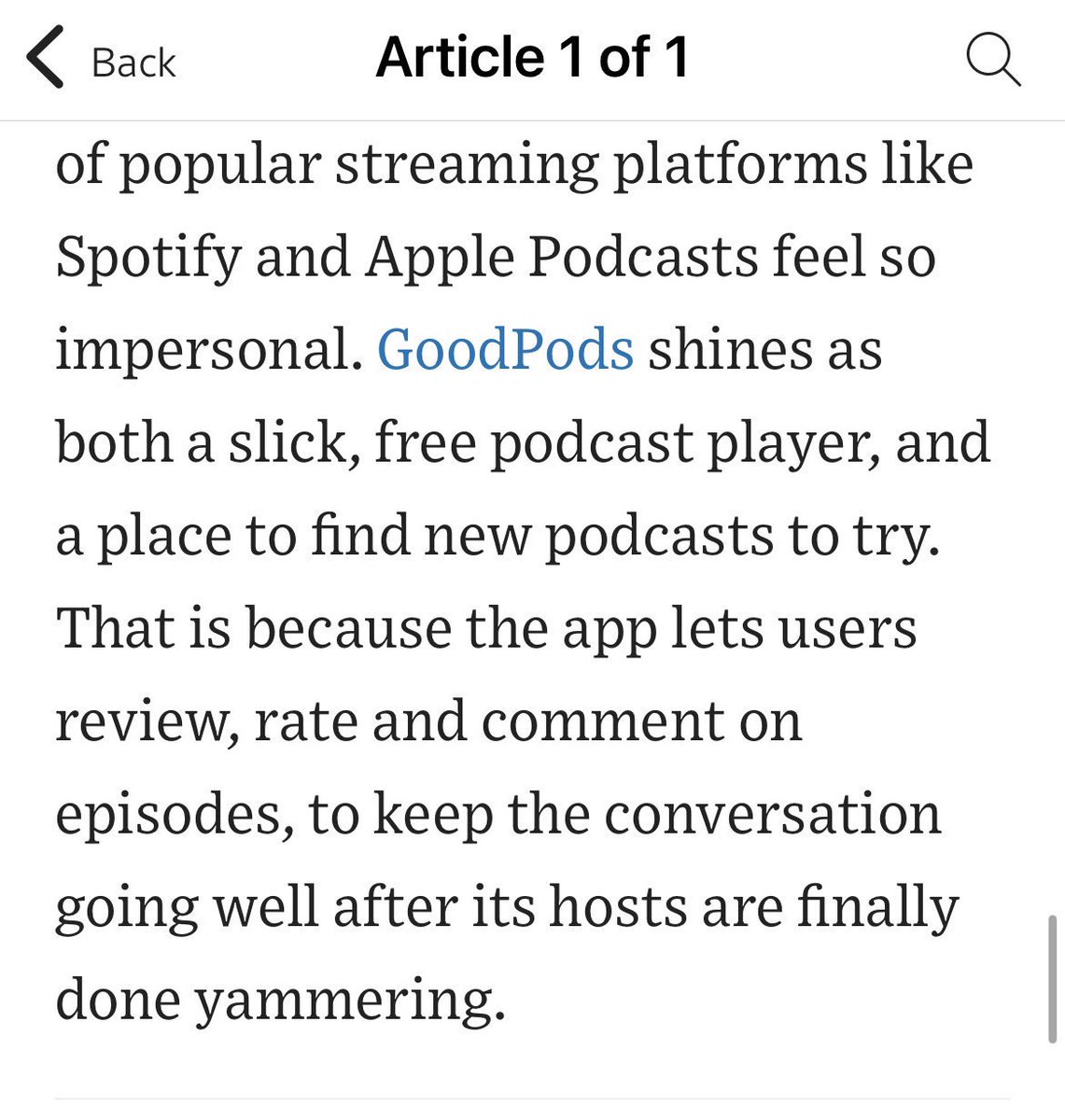 GoodpodsHQ's tweet photo. Great to see Goodpods featured in the WSJ last month! https://t.co/hpAKstWAjA