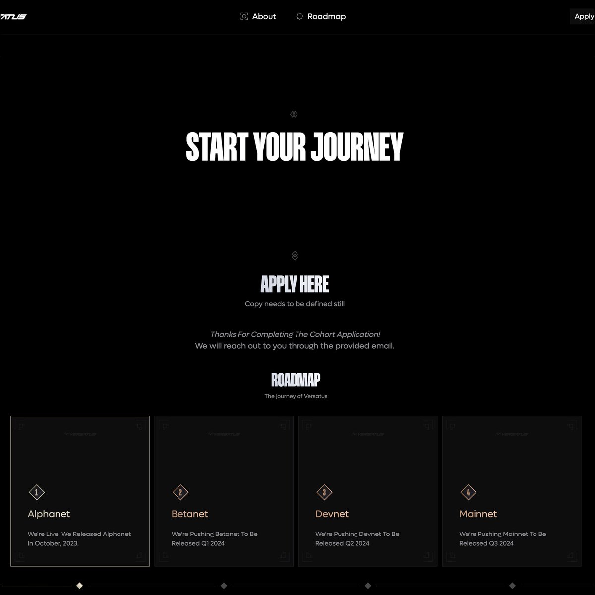 yichuan_drive's tweet photo. GN guys Booois 🤜 🤛
@VersatusLabs a-ka #VRRB new web-site is live now 💫
U can apply the form to become... early contributor ✌️
Apply 👉 https://t.co/wpbfY3qkMT
Backed by #BigBrainHoldings, #NGCVentures
Discord 👉 https://t.co/UP2COOVVM4 https://t.co/e9bjy3Unul