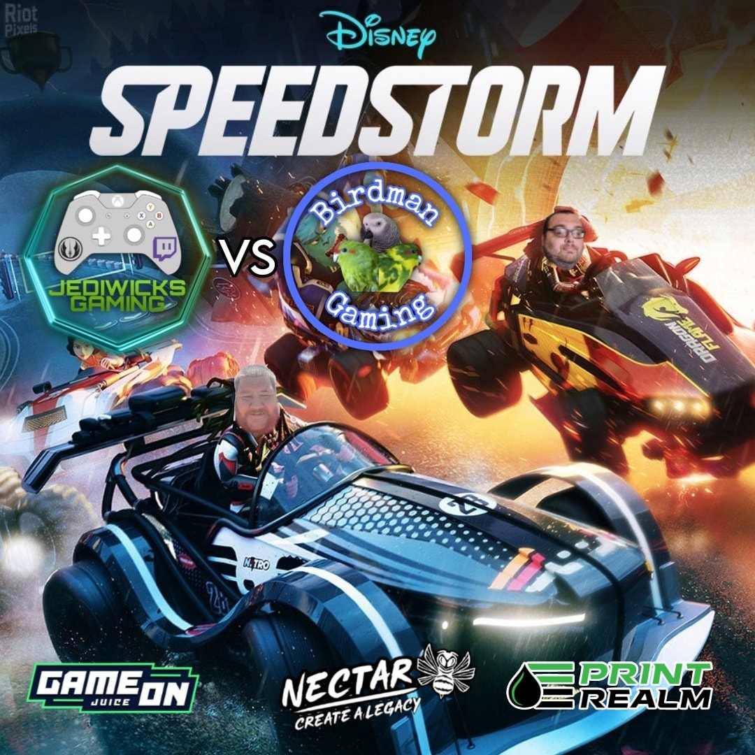 jediwicks's tweet photo. #open #challange to all the #gamingcommunity 

Tonight me &amp; @birdmangaming4 are playing @SpeedstormGame &amp; would like to invite you to join us. The #game is #FTP and #crossplatform

Live at 8pm GMT #freinds, #followers and #newbies are welcome

#twitch #disney #race #fun #fyp https://t.co/wNEwb1IIsv