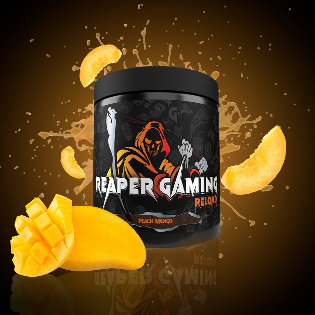 Introducing Peach Mango, A fresh and fruity sensation is sure to make your taste buds and gaming abilities pop off! Giving you extra energy and hyper-focus for up to 4 hours! Your enemies will wish they never got online that day!
