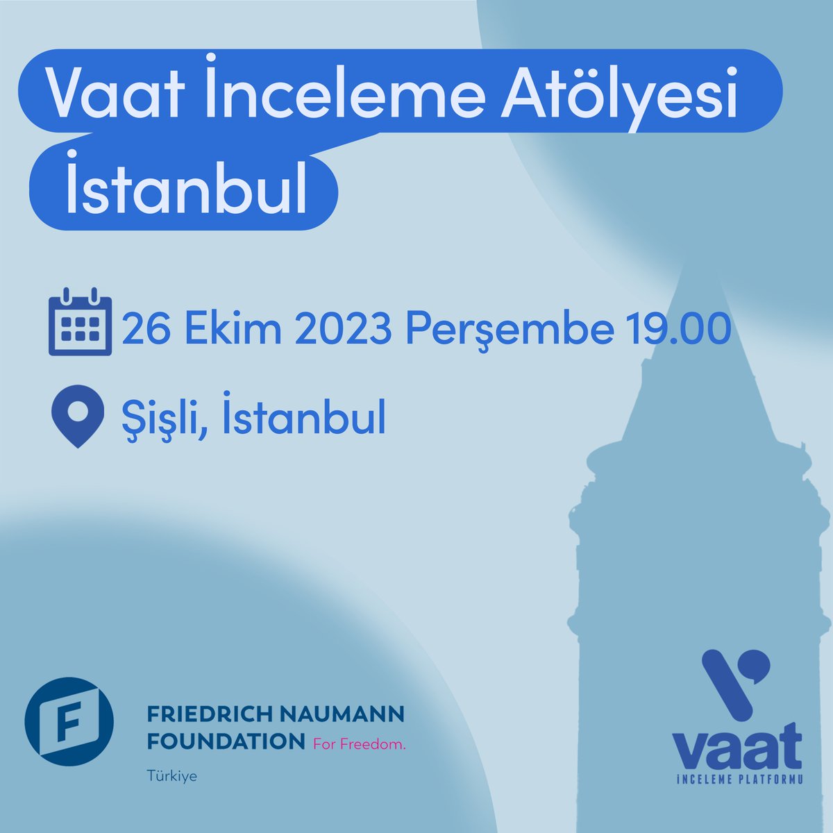 vaatlerorg's tweet photo. 📢 26 Ekim Perşembe günü saat 14.00'te İstanbul'da gerçekleşecek Vaat İnceleme Atölyesi'ne davetlisiniz! Siyasi vaatlerin analizi, interaktif oturumlar ve katılım sertifikası için hemen başvurun:  

Başvuru Formu
https://t.co/1odeq0SCj2 https://t.co/kY7QAM7lJK