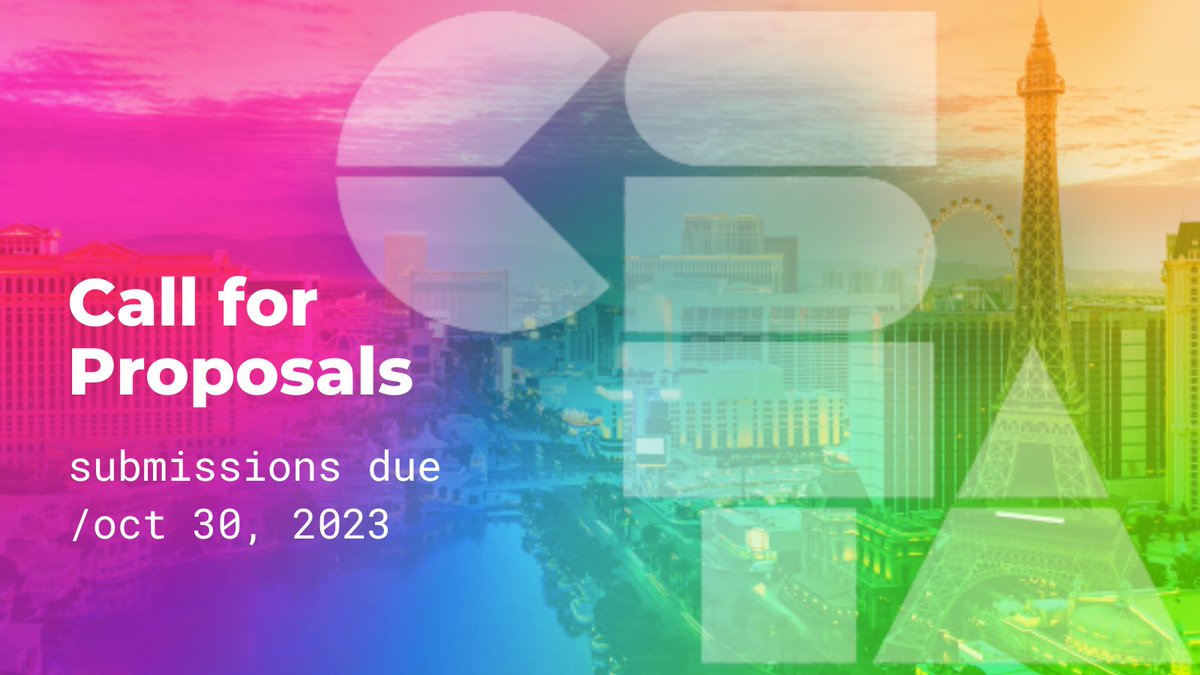 SUBMISSIONS DUE NEXT WEEK!

Our presenters are what make CSTA a great conference every year. If you have an educational and engaging idea with a clear takeaway, don’t wait! Submit a presentation proposal for #CSTA2024 here: ow.ly/mxy850Pmf1l