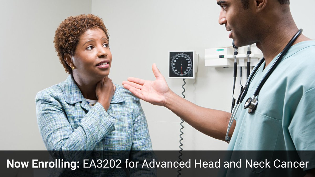 eaonc's tweet photo. #ClinicalTrial EA3202, led by @AartiBhatiaMD of @YaleCancer, aims to improve results for patients with advanced-stage #HeadAndNeckCancer by comparing several treatment approaches. Learn more: https://t.co/w1CHkFRzE8 #HNCA #HNCASM https://t.co/3Ghz3jsiKA
