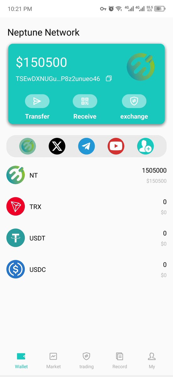 HsuMyat21030237's tweet image. 💰🪙 Open the website down load application create account and use COAD EARN 500$ token 

Official website: neptune.bet
Official code: NRQC83 

#NTNetwork #NeptuneNetwork #Airdrops