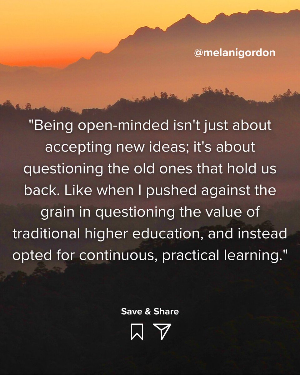 What's one 'established truth' you've challenged lately, and what alternatives have you considered? 

#motivationmonday #salesmotivation #motivation #inspiration #melgordon #melanigordon #businesscoach #executivecoaching #leadershipdevelopment #salesdevelopment #salescoaching