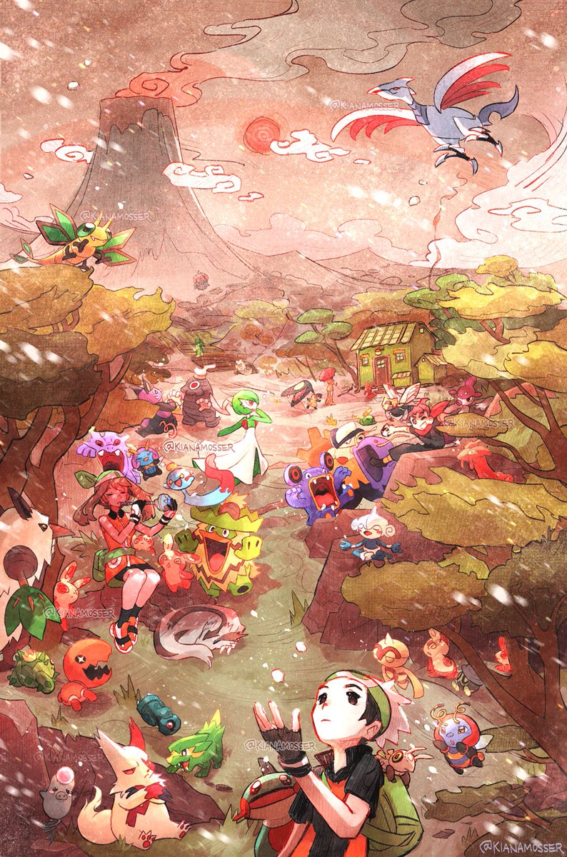 kianamosser's tweet photo. Pokémon Emerald 🌋 Hoenn Route 113 https://t.co/qHX1gpSsVp