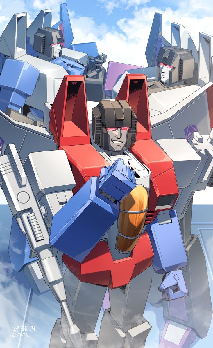BENU_79's tweet image. ✈️메가트론이 자리를 비운 지금이 기회다!
#transformers #starscream #Thundercracker #Skywarp