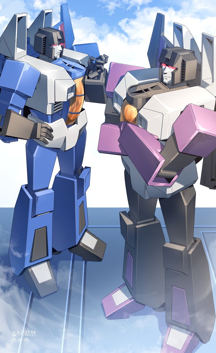 BENU_79's tweet image. ✈️메가트론이 자리를 비운 지금이 기회다!
#transformers #starscream #Thundercracker #Skywarp