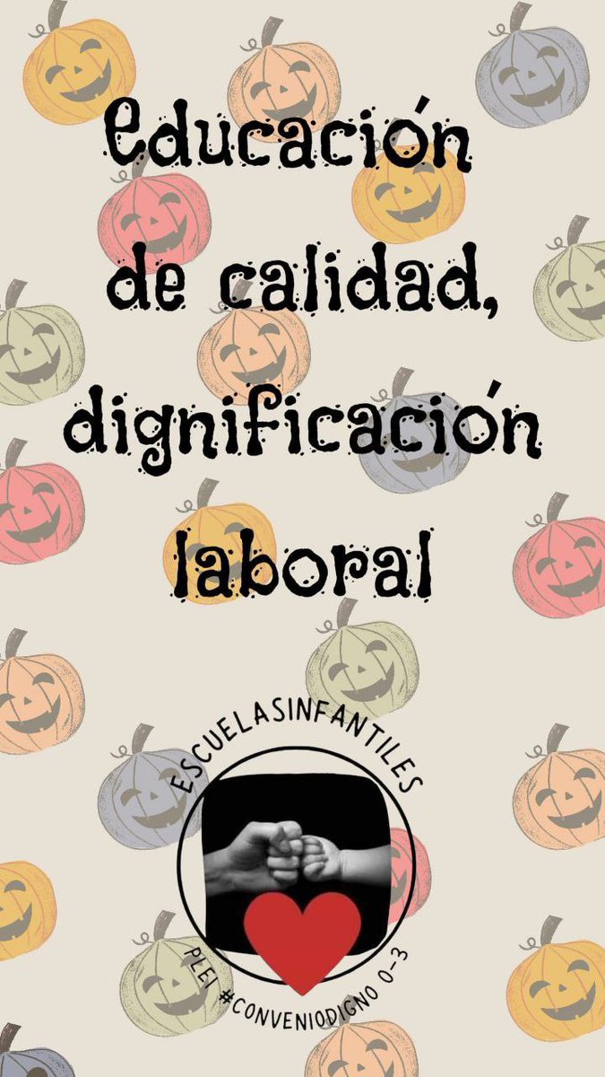 carolcorbacho1's tweet photo. Se acerca Halloween. ¿ Queréis saber lo que es terrorífico de verdad? La nómina de un educador o educadora infantil. 
#ConvenioDignoCeroTres https://t.co/3R7peHagfI
