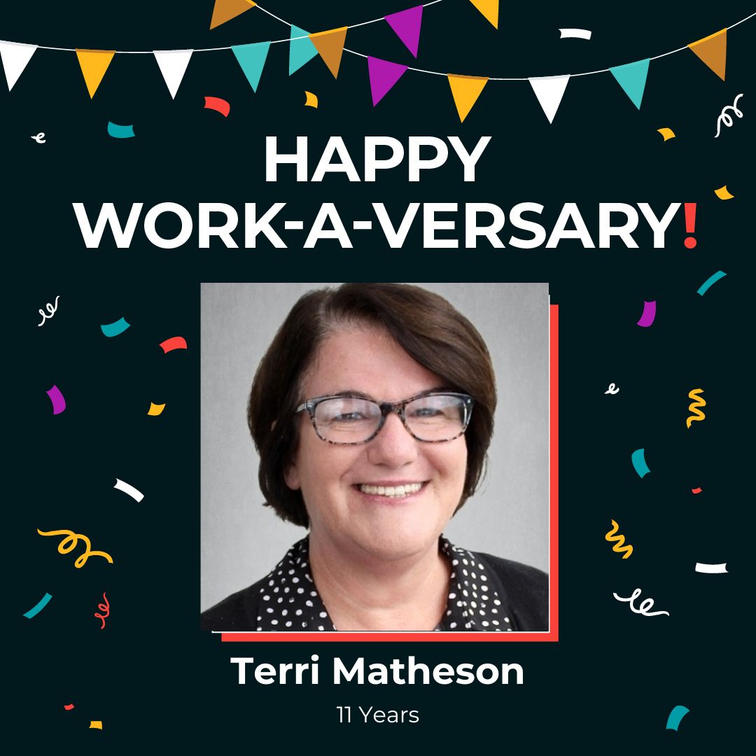 🎉🎊 Join us in raising a toast to Terri Matheson, our incredible team member who has been with us at High Level Marketing for a whopping 11 years! 🥳🌟

#EmployeeAppreciation #LongServiceAward #CelebratingTerri #WorkAnniversary #TeamWorkMakesTheDreamWork