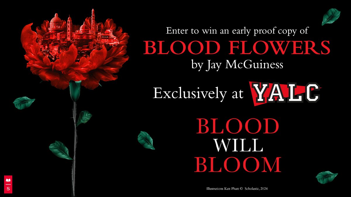 Are you attending @yalc_uk this year? Enter to win an early proof copy of the breathtaking debut fantasy from @JayMcGuiness, Blood Flowers, and get it signed on the day! 🌹 Enter here: surveymonkey.co.uk/r/blood-flowers #YALC2023