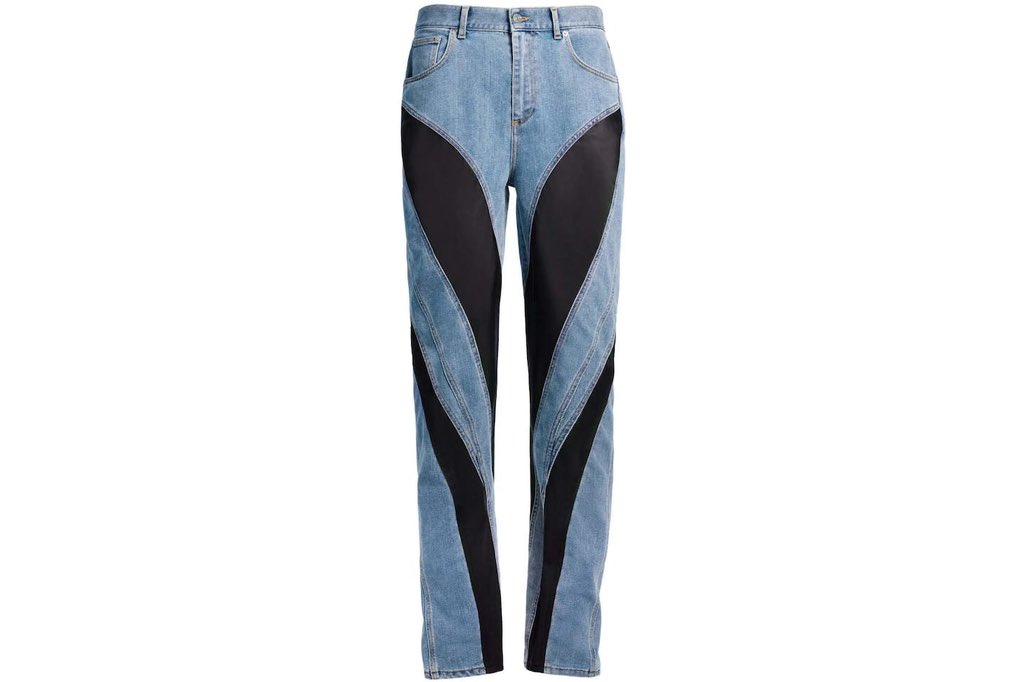 231024 #Darama #윈터 #WINTER 
H&M X 뮈글러 (Mugler) Spiral-Panel Jeans stockx.com/en-gb/mugler-h…