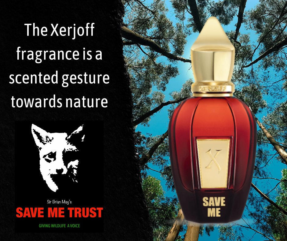 SaveMeTrust's tweet photo. We LOVE this scent; a perfect gift or treat for yourself. Xerjoff has launched the Save Me perfume to help protect wildlife. Smell great and support wildlife with this vegan-friendly floral Xerjoff Save Me scent for men and women. 🦊💚 #SaveMeTrust https://t.co/g5jIK89lmU https://t.co/2woEUhtxnG