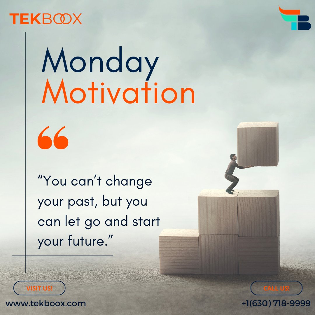 tekboox's tweet photo. The past is like a heavy backpack that you're carrying around with you. It's filled with all your regrets, mistakes, and failures. But the truth is, you can't change the past. All you can do is learn from it and move on.
#MondayMotivation #StartYourFuture #PersonalGrowth #Quotes https://t.co/6vFHWFhPen
