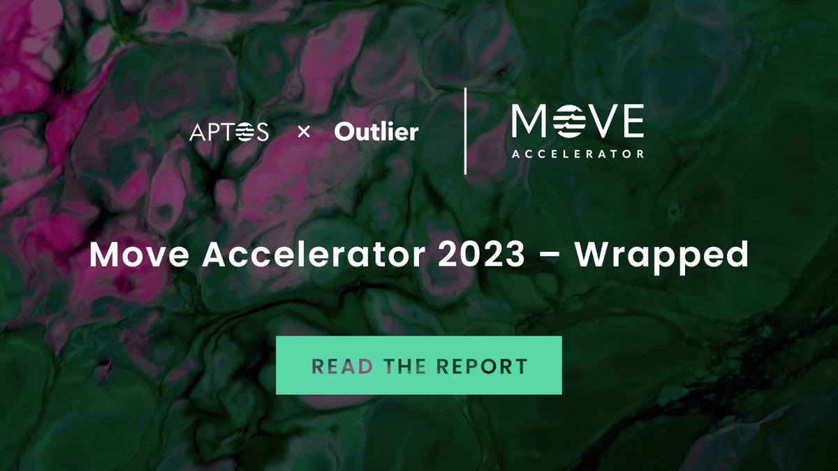 8 companies graduate Move Accelerator by <a href="/Aptos_Network/">Aptos Network (has moved to Aptos!)</a> x <a href="/OVioHQ/">Outlier Ventures</a>!

><a href="/moveflowlabs/">MoveFlow</a>, <a href="/wapal_official/">Wapal</a>, @SwapGPT, <a href="/AptosArcade/">Aptos Arcade</a>, <a href="/armur_ai/">ARMUR</a>, <a href="/yourlabs_bwl/">Your Labs</a>, <a href="/AWW_xyz/">Werewolf and Witch Web3 Gaming 🌐</a> &amp; <a href="/0xDuoNetwork/">Duo | EVM on Move</a>.

A heartfelt thanks to all participants and contributors who made this program a success. 🧵👇