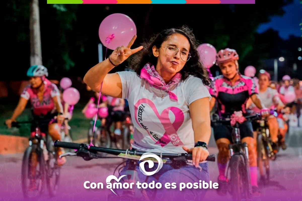 ZihuatanejoDIF's tweet photo. Continuando con las actividades de #OctubreRosa, el pasado 20 de octubre realizamos la 1er #RodadaRosa por las principales calles y avenidas de #Zihua.
Gracias a todos los que se sumaron para conmemorar el Día Internacional de la Lucha Contra el Cáncer de Mama. 🎀✨🚴🏻♀️🚴🏻♂️ https://t.co/tauf1XXqcM