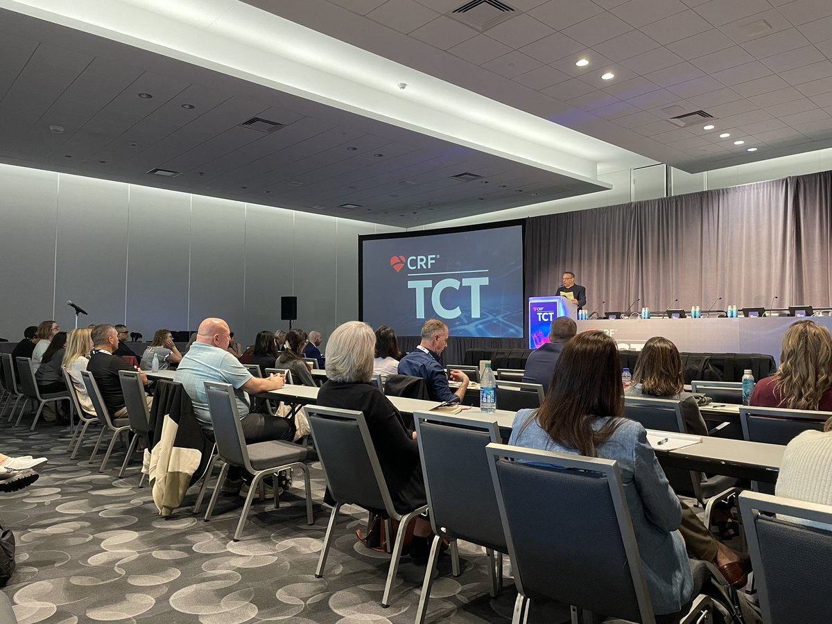 #TCT2023 The Nurse & Tech Symposium is kicking off now in room 301! Loving seeing a full house of dedicated staff geared up for a full day of education! @crfheart @TCTConference @LizPerpetua @tricianp @mryburns @g2wym @djc795 @CathLabDigest @CathieBiga @BakhshiHooman