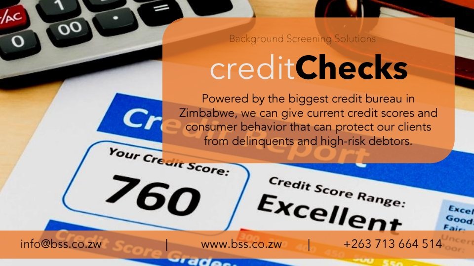 Do you want to know the credit behaviour of your loan applicants? Look no further, #Bss offers cutting edge solutions for you. We are powered by the biggest credit bureau. #creditcheck #backgroundscreening