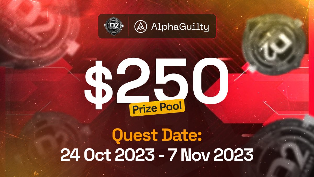 dotocash's tweet photo. 🚀 Tomorrow, the much-anticipated 250 $USDT QUEST goes live, thanks to the collaboration between @Dotocash and @AGuiltyOfficial 🔥

The world of #crypto awaits! Join the contest with easy tasks to win $USDT.

💰 Prize pool: 250 $USDT
⏰ Duration: 14 days
🏆 25 winners!

Hurry and secure your spot! Remember to spread the excitement among your friends.

🔗 Link: https://t.co/i8ib6V6pVT

#Giveaway #Collaboration #AlphaGuilty #AGquests #Dotocash #USDT #Crypto