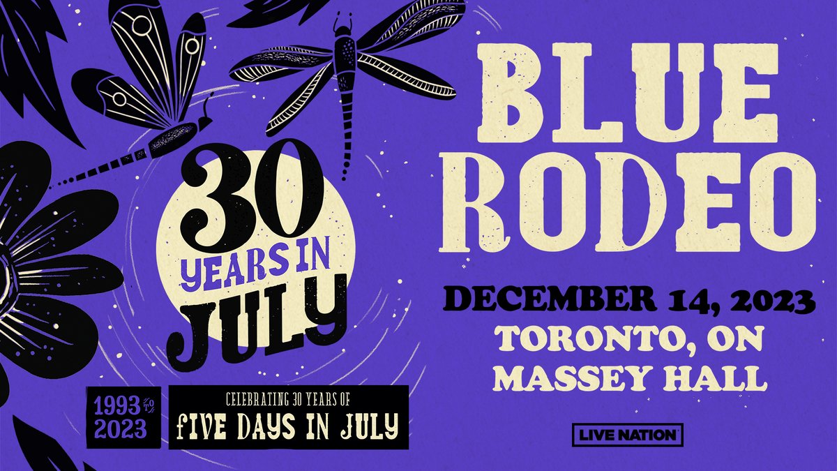 🎤JUST ANNOUNCED🎤 Q107 proudly welcomes @BlueRodeo to @masseyhall December 14th. @LiveNationON 📲Visit: q107.com/event/13179/bl… for more details.