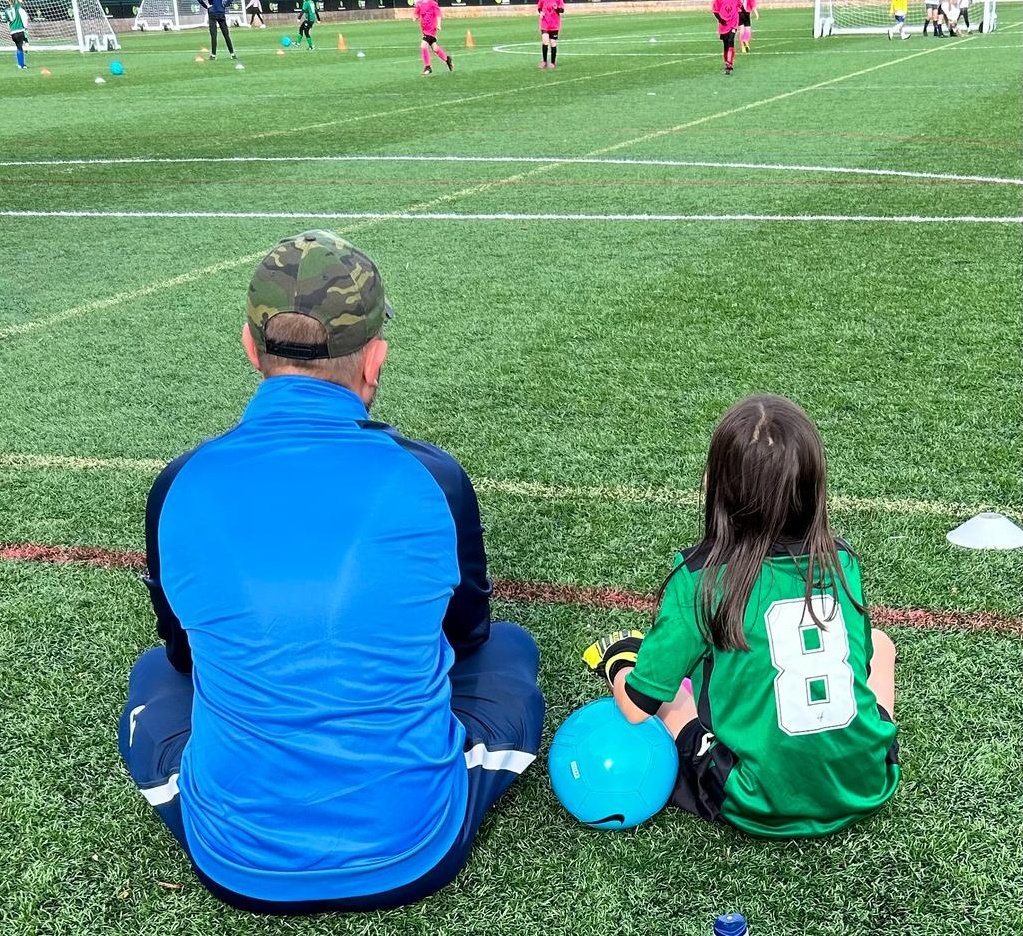 It was a Dad and Daughter moment, watching some of our @NorwichUtdYouth Wildcats play in the @Motive8Sports football festival #grassrootsfootball #LetTheGirlsPlay #WildcatsFootball #wildcats