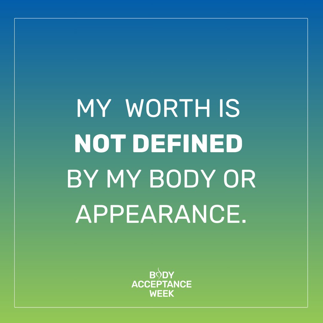 Body Acceptance Week (October 23-27, 2023) is an initiative promoting body acceptance—including body positivity, body neutrality, and body liberation—for all. Tag us and use #BodyAcceptanceWeek to inspire others on this empowering journey! #BodyAcceptanceWeek #BAW2023 #NEDA