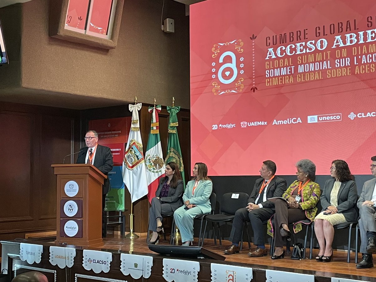 On behalf of <a href="/ScienceEurope/">Science Europe</a>, Governing Board member Thierry Damerval highlights our consequential support and actions for #DiamondOA, including the #Act4DiamondOA Action Plan: scienceeurope.org/our-resources/… #GlobalOASummit