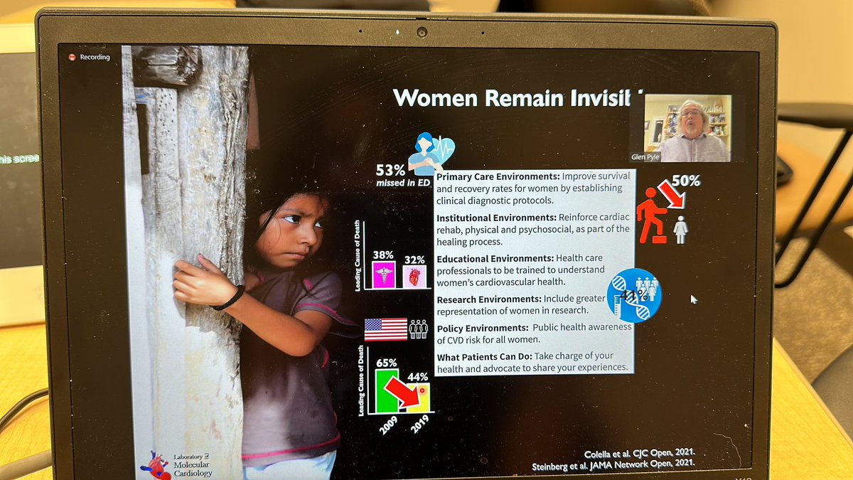 LiisaGalea's tweet photo. SO MANY GAPS: Women are 53% more likely to be missed in emergency, many MDs don’t feel as confident in clinical careof women (due to lack of research). &amp; 50% less likely to enter rehab programs than men. We need to give women the knowledge but ..we also need more research #WHSS23 https://t.co/DE3VBhus8z