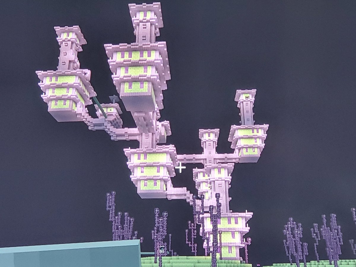 minecraft_coro's tweet image. 🆕️マイクラ95日目🏯
足りなくなった資材を取りに行き、耐久が減った防具をカンカンしてもう一軒のエンドシティへ！！
で、でかいっ！前の倍はあるよ！？
シュルカーの量もすごいっ(^o^;)
お宝・エリトラ・多量の殻頂きました！
#マインクラフト
#マイクラ統合版