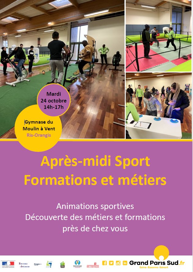 Benoît Campargue-Oly (@benoitcampargue) on Twitter photo Du concrêt!
A demain à <a href="/VilleRisOrangis/">Ville de Ris-Orangis</a> pour une remobilisation sportive organisée par <a href="/grandparissud/">Grand Paris Sud</a> pour les migrants primo-arrivants suivie de job-dating sur place avec les entreprises locales. <a href="/ShizenSporTruck/">Shizen-Sport-Truck</a> <a href="/ThibautGuilluy/">Thibaut Guilluy</a> <a href="/olivierdussopt/">Olivier Dussopt</a> <a href="/thierrymarx/">Thierry MARX</a> <a href="/LydiaBouchardon/">Lydia Bouchardon</a> Du concrêt!
A demain à <a href="/VilleRisOrangis/">Ville de Ris-Orangis</a> pour une remobilisation sportive organisée par <a href="/grandparissud/">Grand Paris Sud</a> pour les migrants primo-arrivants suivie de job-dating sur place avec les entreprises locales. <a href="/ShizenSporTruck/">Shizen-Sport-Truck</a> <a href="/ThibautGuilluy/">Thibaut Guilluy</a> <a href="/olivierdussopt/">Olivier Dussopt</a> <a href="/thierrymarx/">Thierry MARX</a> <a href="/LydiaBouchardon/">Lydia Bouchardon</a>