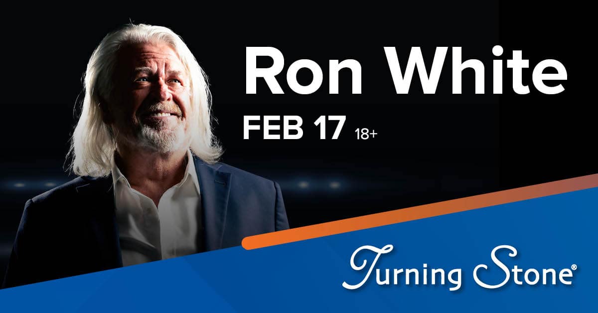 🚨 JUST ANNOUNCED: @Ron_White will be returning to the Turning Stone Event Center on Saturday, February 17!