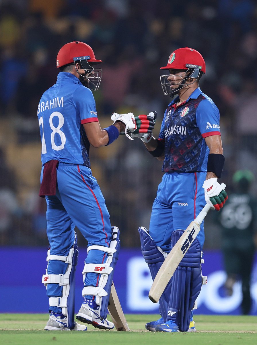 TOLOnews's tweet photo. Afghanistan has defeated Pakistan in the ICC Men's Cricket World Cup 2023. 
Team Afghanistan beat Pakistan by 8 wickets in M. A. Chidambaram Stadium in Chennai of India.
#TOLOnews https://t.co/2rEqDpnBp7