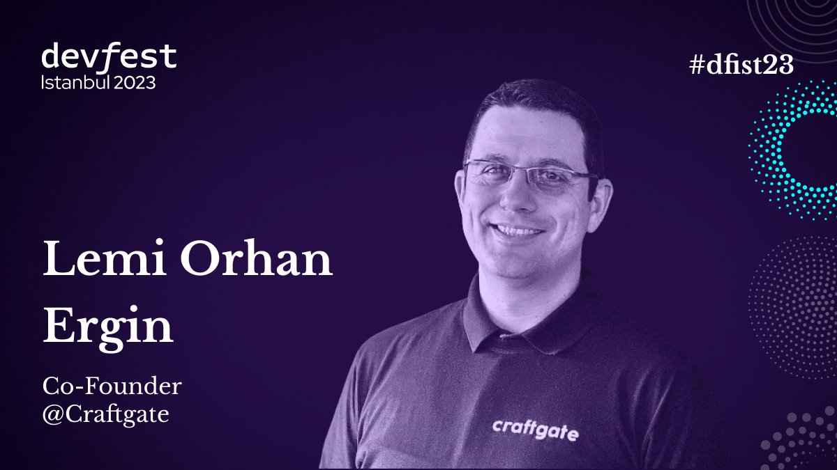 Devfest Istanbulun sıradaki konuşmacısı Lemi Orhan Ergin! @lemiorhan 🚀 Craftgate'de Co-Founder’ı olan Lemi, 'SOLID is dead, Long live SOLID' başlıklı konuşmasıyla bizlerle buluşacak. 💥🌟 For tickets and more information 👉 devfest.istanbul #dfist23 #devfest #google