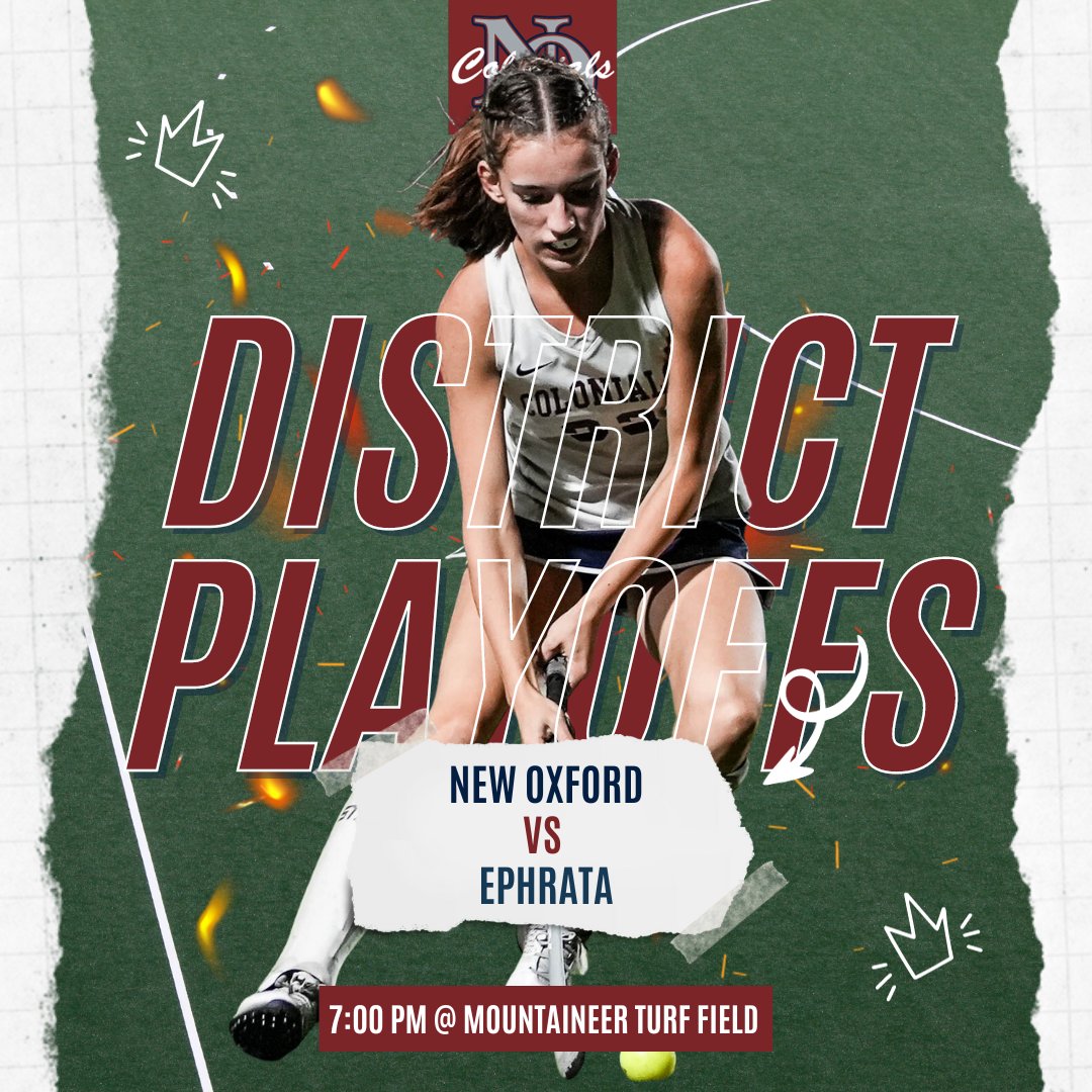 🚨Game Day🚨

‼️ District Playoffs
🏑 Field Hockey
🆚 Ephrata
🏟️ Mountaineer Turf Field (Ephrata MS)
⏰ 7:00 PM