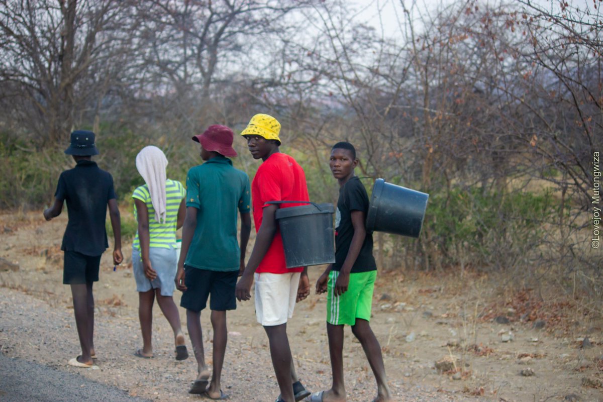 In Binga, the once-flowing rivers run dry as women and young girls carry the weight of a water-scarce world. Their resilience shines amidst the arid landscape, highlighting the urgent need to address the heart of the issue – Climate Change.
 #WaterScarcity #ClimateCrisis