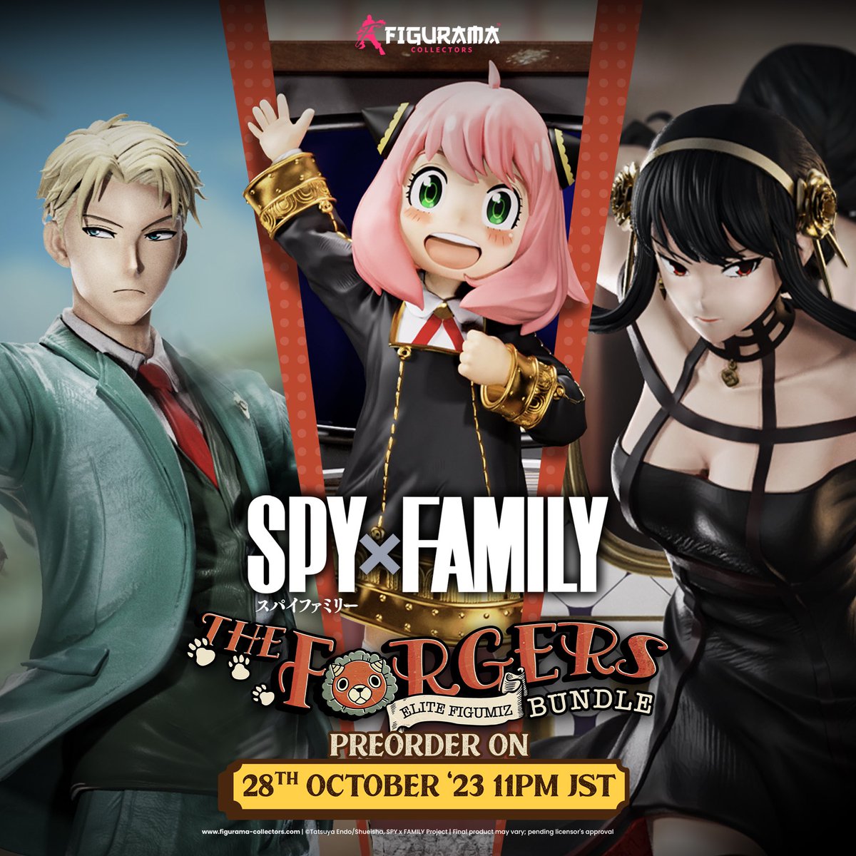 malik_bmz's tweet photo. Concours Spy x Family 🎁

Pour tenter de gagner les 3 statues DINGO Spy x Family de chez Figurama:

- RT + follow @Figurama1 
- mentionne un pote

Tirage au sort le 30.10 🙏🏽 https://t.co/lYNS333suR