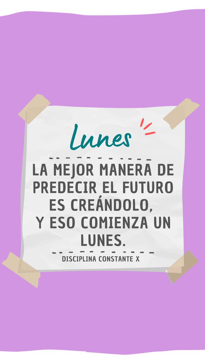 DisciplinaCons's tweet photo. Hoy es un buen día para empezar!!! #FelizLunes https://t.co/8oeY4XI4O5