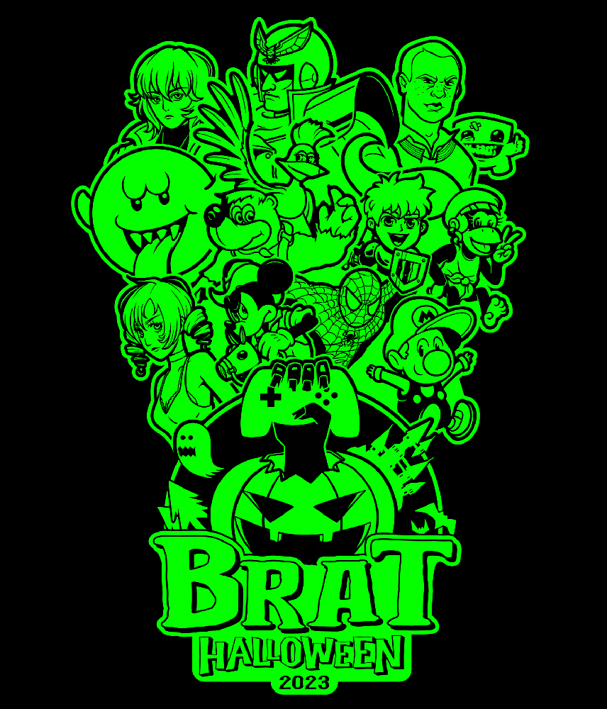orangotee's tweet photo. Estamos de volta! 🎃

Camiseta edição especial da BRAT Halloween 2023 já disponível para compras em nosso site. 

Dessa vez cada peça vendida apoiará diretamente a entidade Gerando Falcões. 💕 https://t.co/fN5BH76QY3