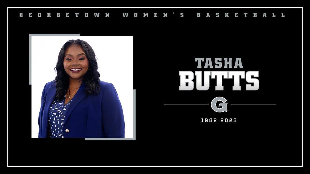MasonWBB's tweet photo. We are saddened by the news and send our condolences to the family of Tasha Butts and @GeorgetownWBB #TashaTough https://t.co/2C2pVjz170