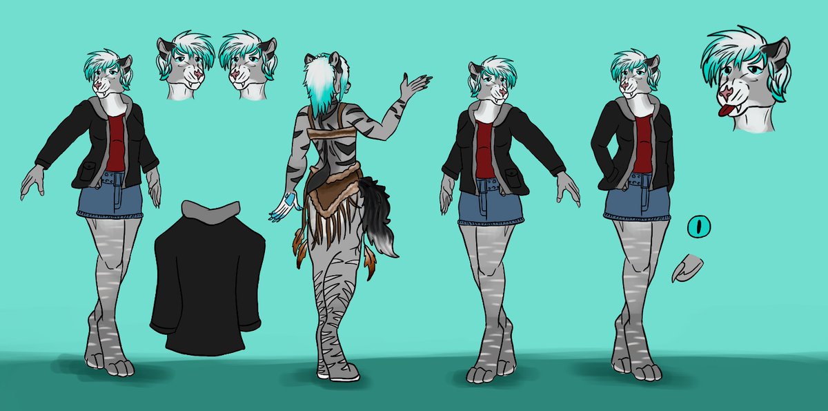 this beautiful piece is finalized after a couple redraws! #CommissionedArt #CommissionedOpen #ArtistOnX #Refsheet #Furry