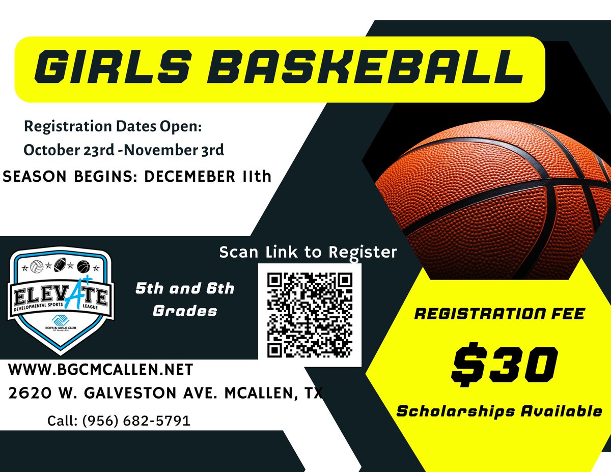 Coach Garcia (@rocketspe) on Twitter photo Rayburn Rockets and Parents, registration has opened for Boys soccer and Girls basketball!
Registration dates : Oct. 23rd - Nov. 3rd
Season begins: December 11th
Register now ⬇️
bgcmcallen.net/s/
<a href="/Rockets120/">Rayburn Elementary</a> Rayburn Rockets and Parents, registration has opened for Boys soccer and Girls basketball!
Registration dates : Oct. 23rd - Nov. 3rd
Season begins: December 11th
Register now ⬇️
bgcmcallen.net/s/
<a href="/Rockets120/">Rayburn Elementary</a>