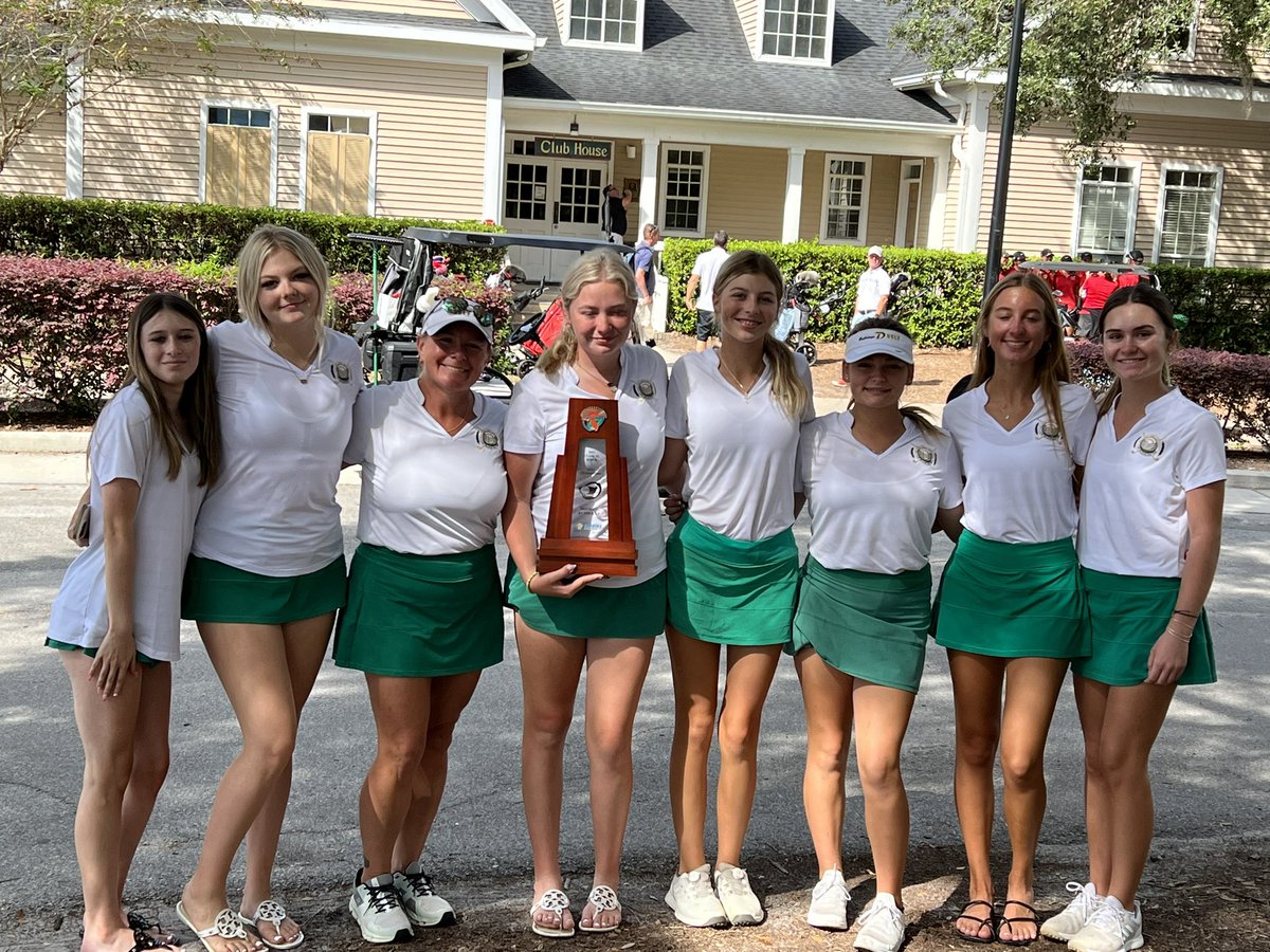 Congratulations to <a href="/DeLandGirlsGolf/">DeLandGirlsGolf</a> District Runner up! On to regional tournament.