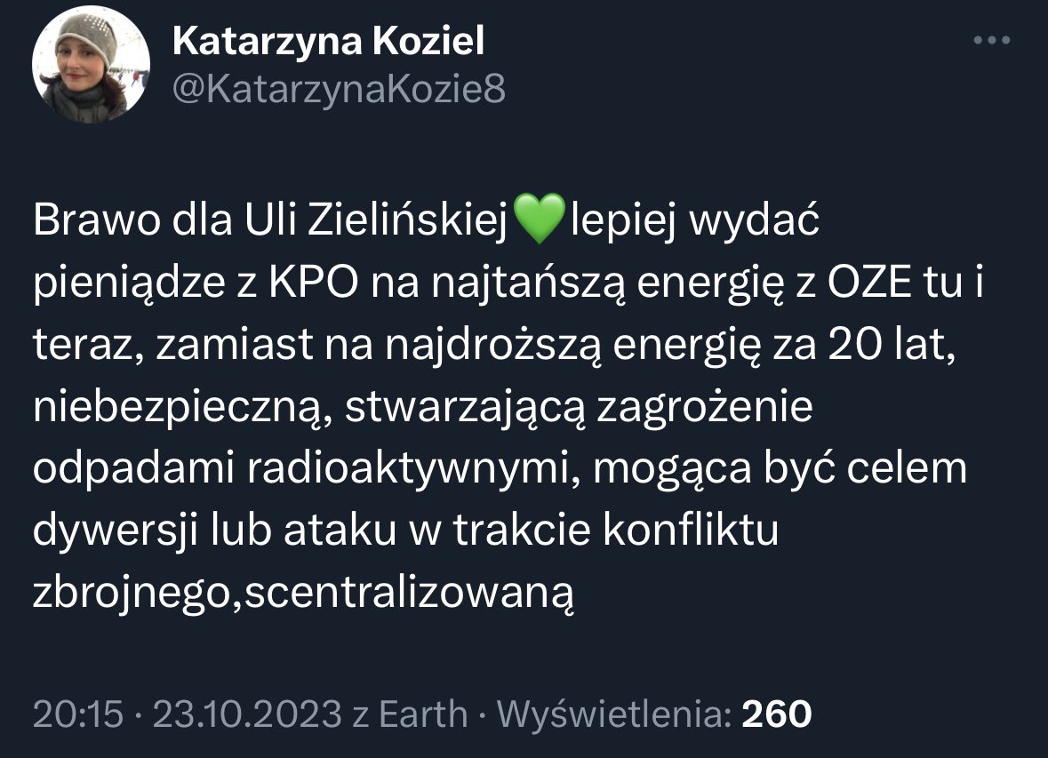 jakubwiech's tweet image. Naprawdę, co jak co, ale argument, że „atom może być celem dywersji lub ataku” to ostatecznie wyrzuciła do kosza wojna na Ukrainie.
Elektrownie jądrowe były JEDYNYMI jednostkami, których Rosjanie nie atakowali w sposób niszczący, tylko je zajmowali.
Ale Zieloni wolą fantazje.