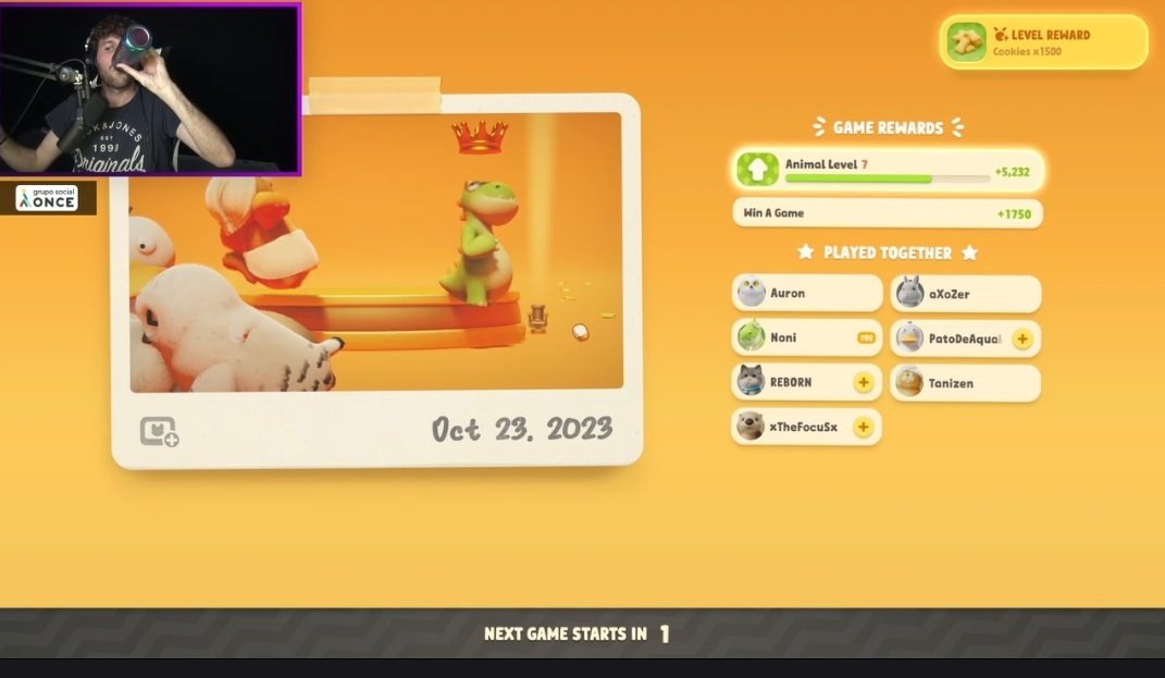 G1sel1taHN's tweet image. Otro día genial y lleno de risas con mi streamer favorito @nonisisoy. ✨😎🤣🫶💙💙👑 No dejes que nadie te quite la corona mi rey Jajaja. 🤗🤗 Verlos jugar fútbol en Party Animals también estuvo Modo Obsesión Siiiii ⚽ #pibes #Noni #Nonitos