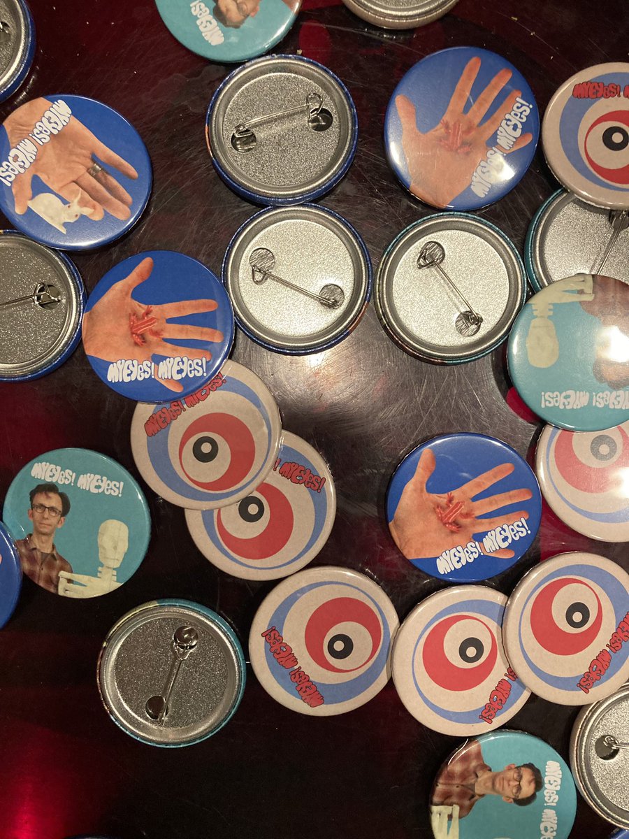 #wemadebadges My Eyes! My Eyes! Present an evening with Paul Tarrago and his curious and enthralling short films @RoebuckBorough this Weds. Doors 7pm. Going to an excellent show, join us #keepsouthwarkweird