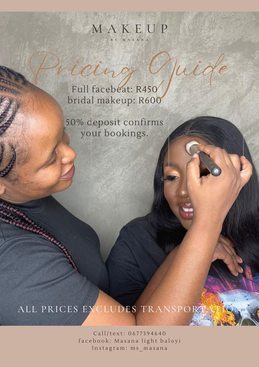 Ms_Masana's tweet photo. 📍malamulele
📞📲 0677394640 https://t.co/wp9xqz3h5s