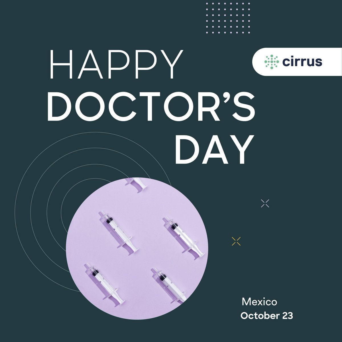get_cirrus's tweet photo. Happy Doctor's Day - Mexico 🇲🇽

We recognize, thank, and celebrate all the people who practice this gentle profession and their contributions to the community's wellbeing.

#mexico #doctor #physician #healthcare https://t.co/0ASm4dOlTY
