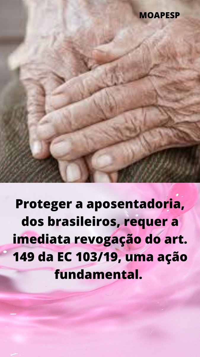 Sandravacchi3's tweet photo. @_lucavalcante @GuilhermeBoulos Imprescindível a participação de todos, em especial, do Poder Público e parlamento para que façam escolhas justas como a ampliação dos direitos dos aposentados!

@Haddad_Fernando
@simonetebetbr
@STF_oficial
@LulaOficial
@silviolual
@CarlosLupiPDT
#AposentadosMaltratados
Basta https://t.co/LqTgjKguLF