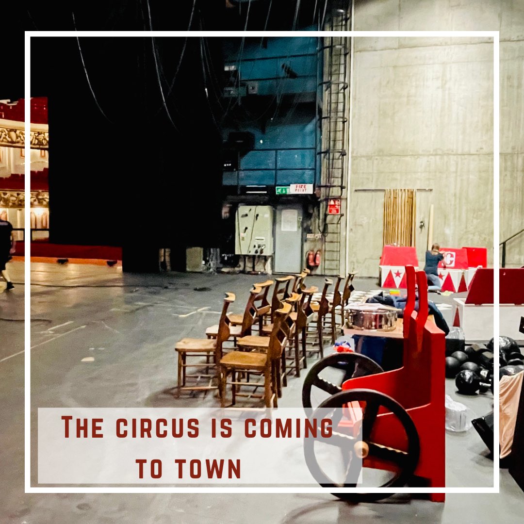 We’re nearly ready! ♥️🤡Last rehearsal tonight @SwanseaGrand and we cannot wait to Roll up! Come and see us! 🎪🖤🤍 swanseagrand.co.uk/McGorkysCircus